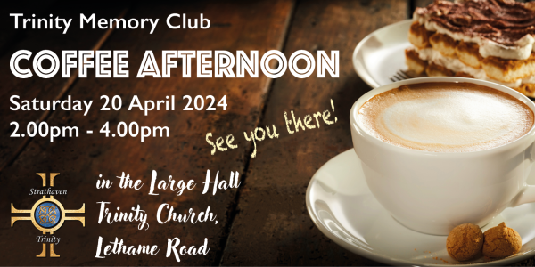 Trinity Church in Strathaven are holding a Coffee Afternoon tomorrow (Saturday 20th April) to raise awareness of their Memory Club and how they support members to make personal playlists as a Playlist for Life Help Point 💚🎵Info: strathaventrinity.co.uk/memory-club-bl…