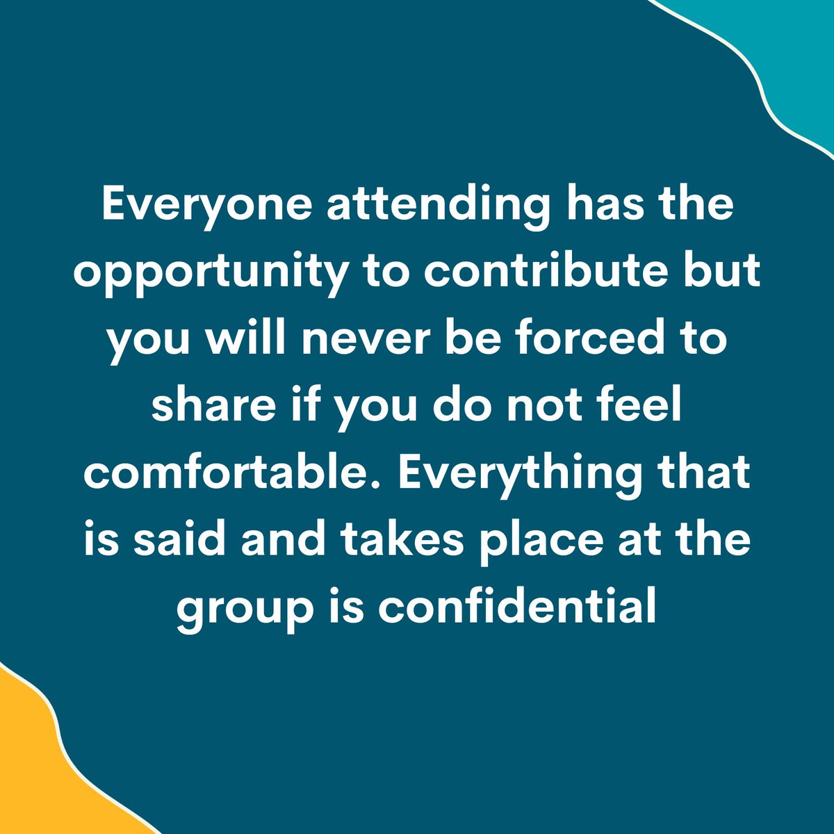 We know that attending a support group takes courage 💛 find out more about what you can expect when you attend one of our Support & Self Care Groups. We hold groups every day, offering both in-person and virtual meetings 👉 aware.ie/support/suppor…