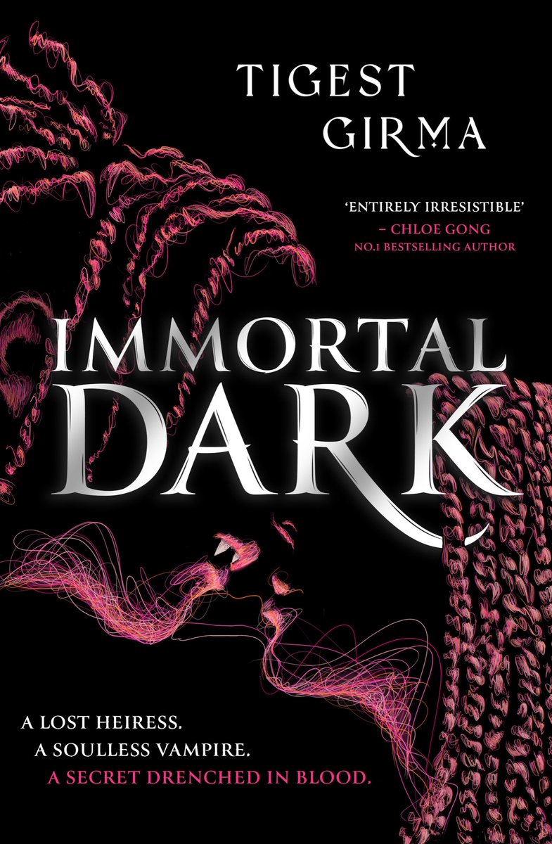 ✨UK COVER REVEAL✨ black vampires meets dark academia in IMMORTAL DARK where students study a philosophy to inherit powerful vampires. a girl hellbent on finding her sister will kill the accused vampire at all costs—even live with him first preorder: linktr.ee/tigestgirma