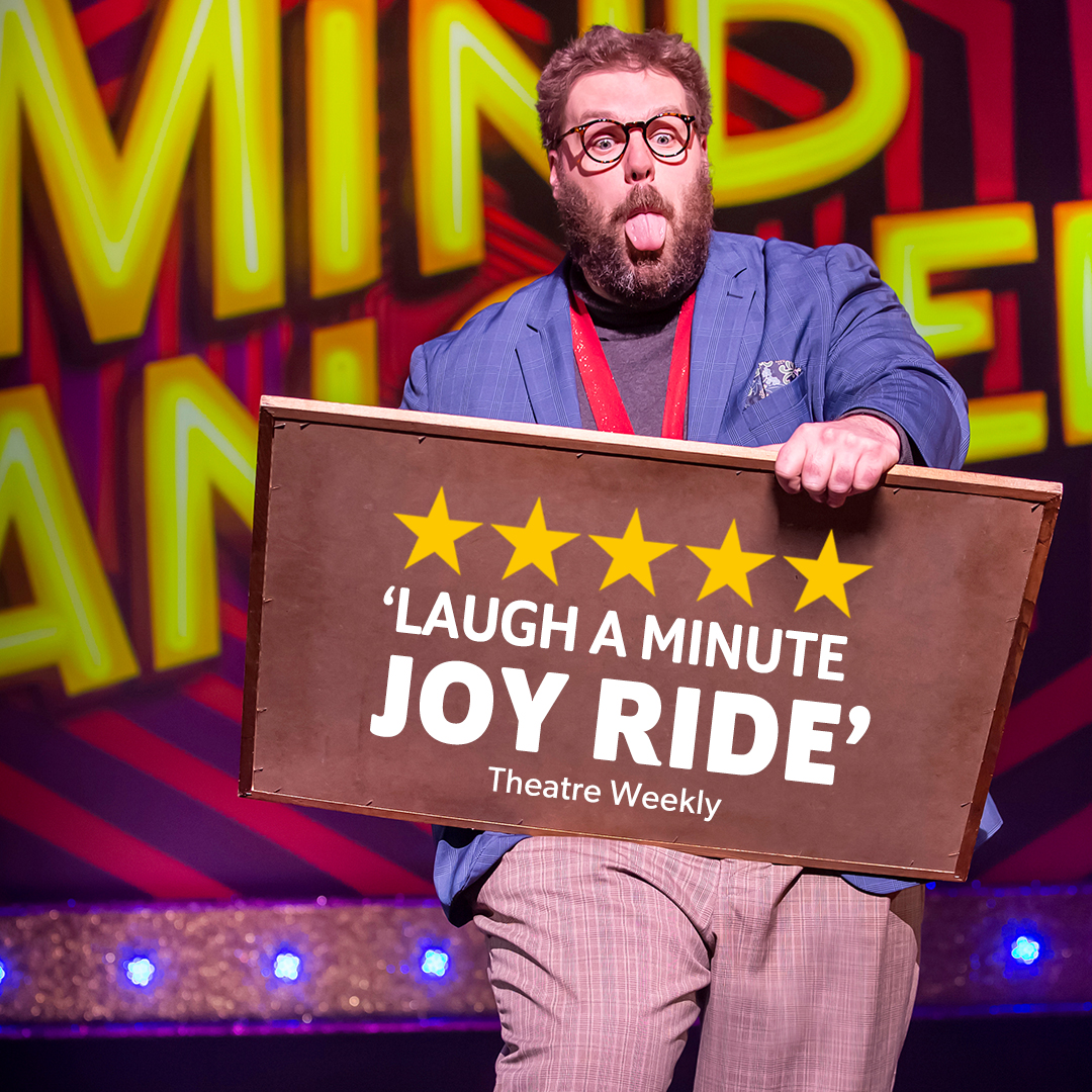 Direct from the West End, @themindmangler is 'hilarious! Something for everyone, even the kids!' (New York Times) 💫 A guaranteed night of laugh-filled magic and mind-bending silliness that will leave you gasping for breath! 📅 Mon 3 - Wed 5 Jun 🎟️ atgtix.co/4aBuS1L