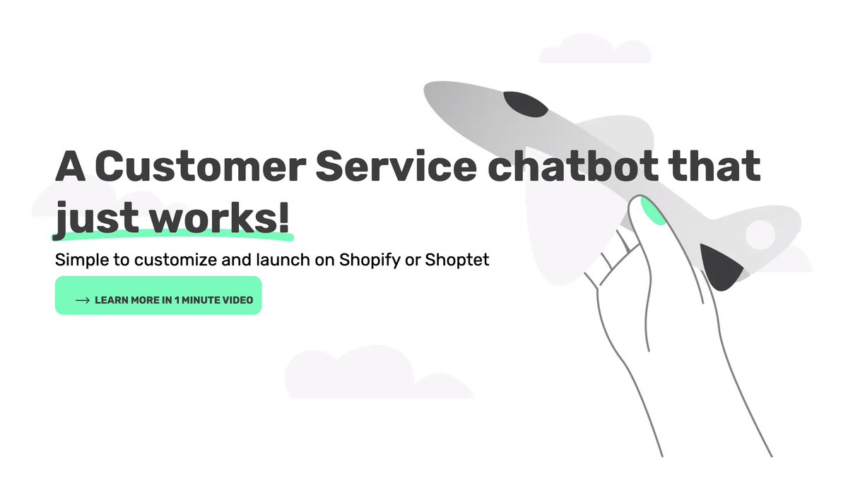 New landing page for our ecommerce bot! Give her a spin 🤠

wingbot.ai/ecommerce-chat…