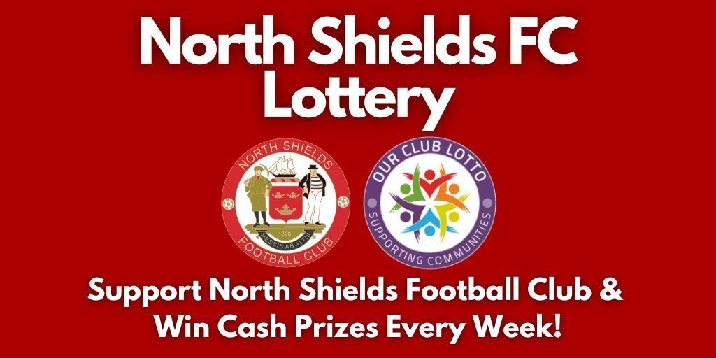 North Shields FC Lottery! Join today and help support NSFC with a jackpot of £350! Numbers Drawn every Wednesday 8.15pm Click here to join: buff.ly/3Tc8JRx #HowayTheRobins