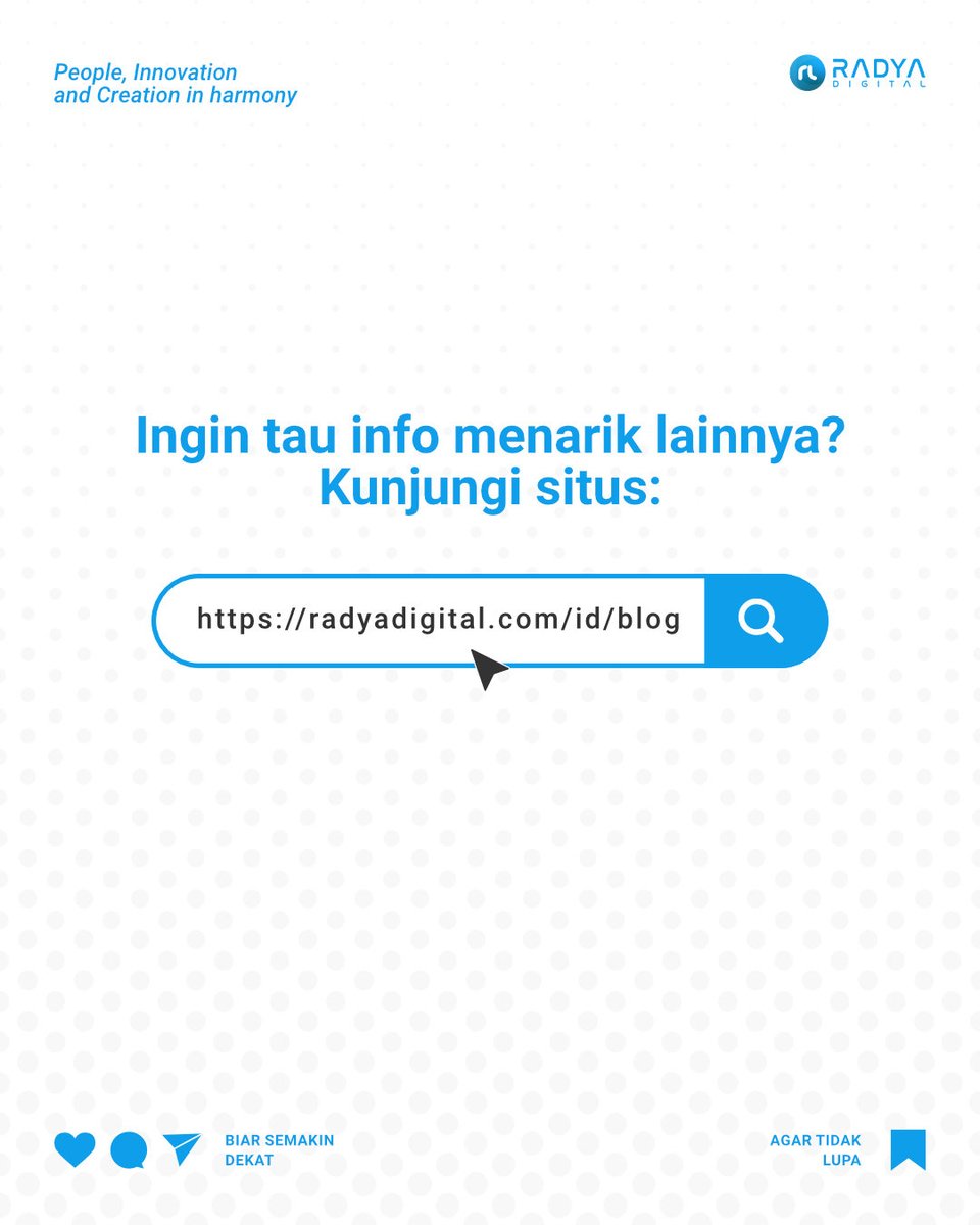 Temukan tips-tips bermanfaat untuk menjaga produktivitasmu 🌟💼

#radyadigital #softwaredevelopment #softwareengineer