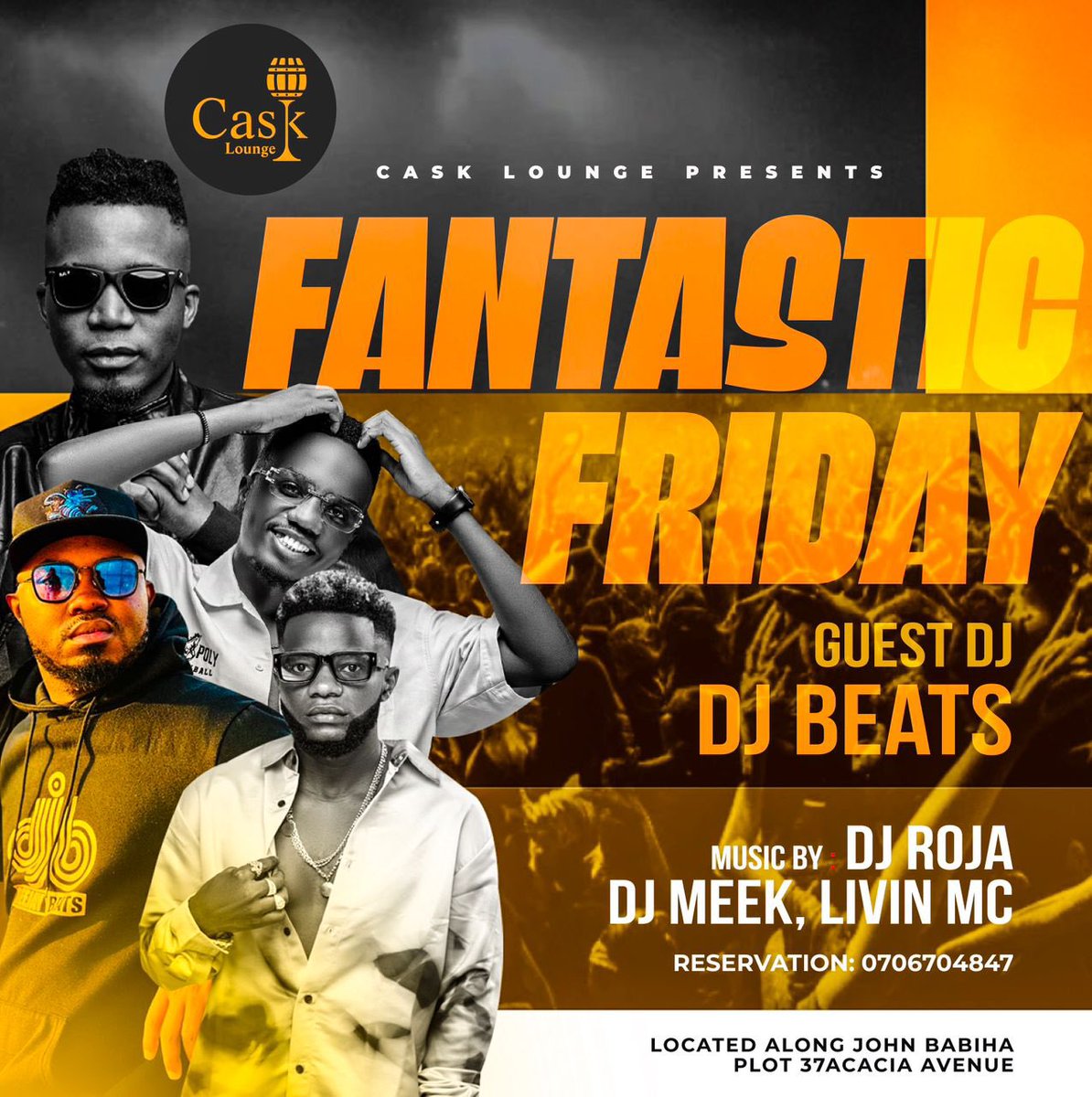 Join us tonight for another electrifying edition of #FantasticFridays! 🎶 Kampala’s top DJs are ready to spin the hottest beats, with hype provided by none other than @OneLivinMc 🎤🔊🔥