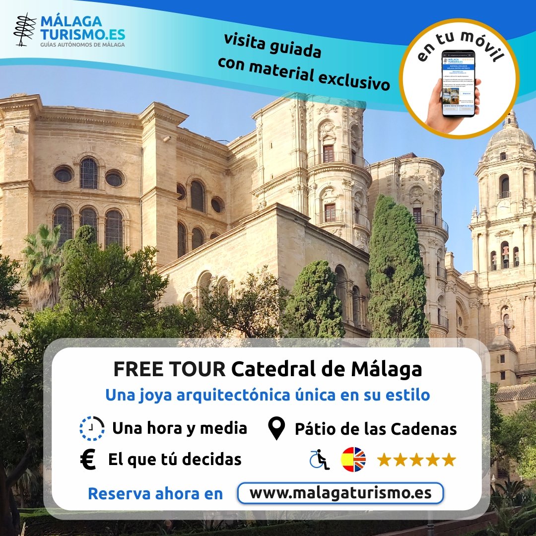 Descubre en este Free Tour los secretos ocultos en el interior de la Catedral de Málaga y en sus fachadas de una manera amena. ¡Sin esperar colas! +Info 👉 malagaturismo.es/free-tour-cate… #malagaturismoes #freetourmalaga #malagaturismo #malagaciudadgenial