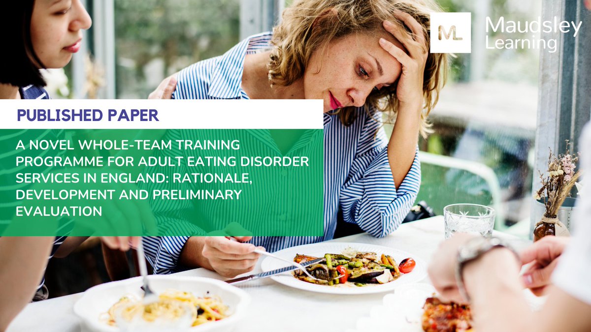 Our team has published a new paper: A novel whole-team training programme for adult eating disorder services in England: rationale, development and preliminary evaluation Read it here: cambridge.org/core/journals/…