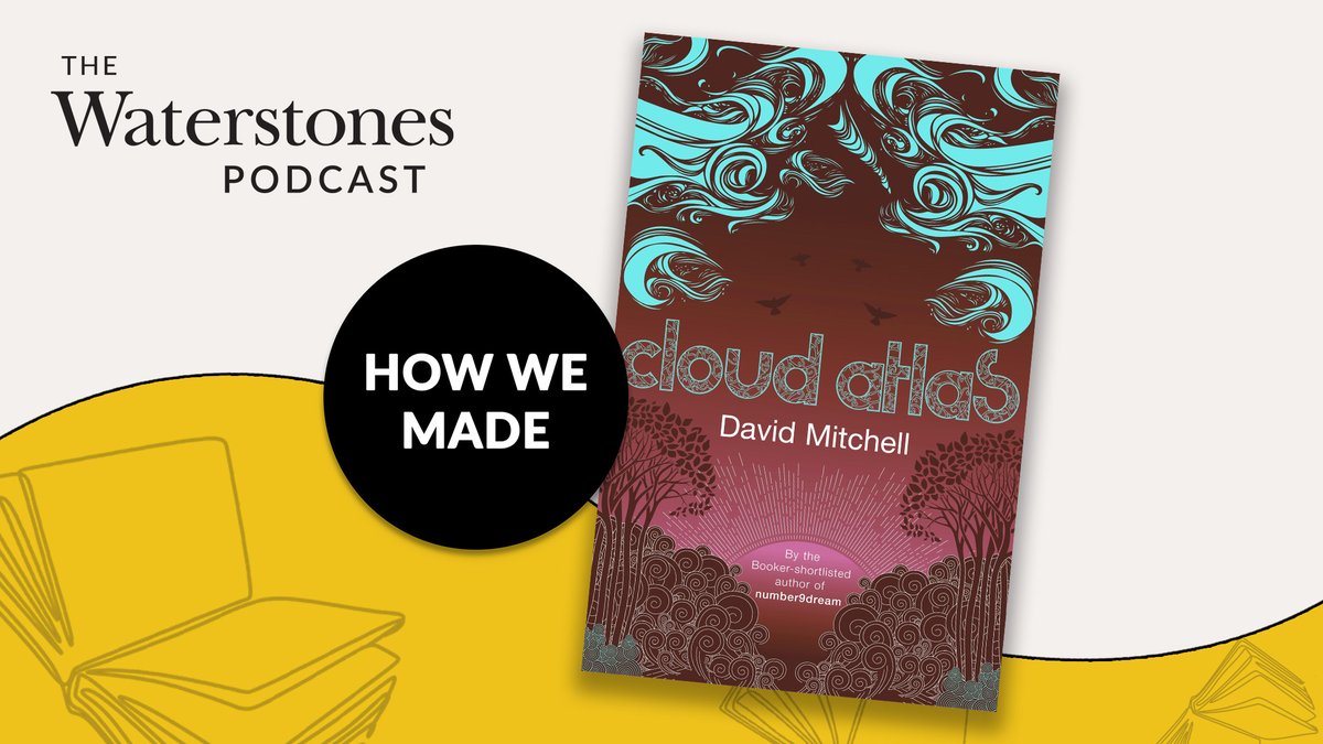 And for those wanting to delve deeper into the Russian doll that is Cloud Atlas we have this #WaterstonesPodcast special on its creation featuring @david_mitchell, his editor, publisher and former boss at Waterstones! 
📺youtu.be/gkO05v2_wVU
🎧spoti.fi/3ezD4VU