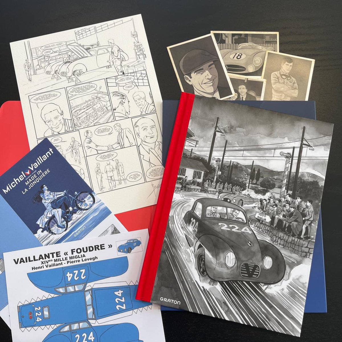 Au sommaire de HENRI VAILLANT fanbox 2/3: Henri résistant pendant la guerre, le Salon de l'Auto, les Mille Miglia, la construction de l'usine Vaillante près de Paris, l'emménagement à la Jonquière, les espiègleries du jeune 'Michou' et une édition tragique des 24 Heures du Mans.