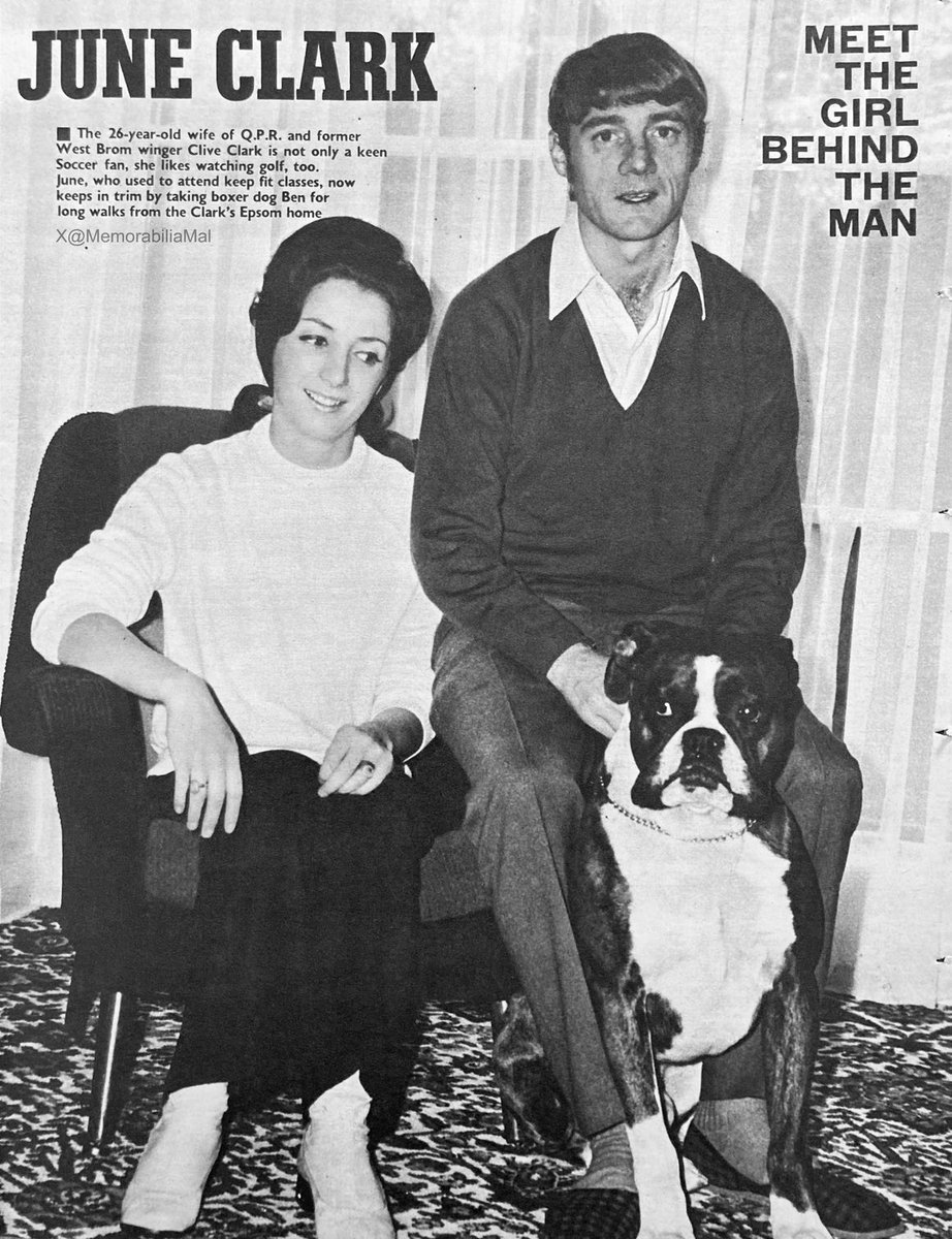 Clive & June Clark #QPR Goal magazine 3/1/70