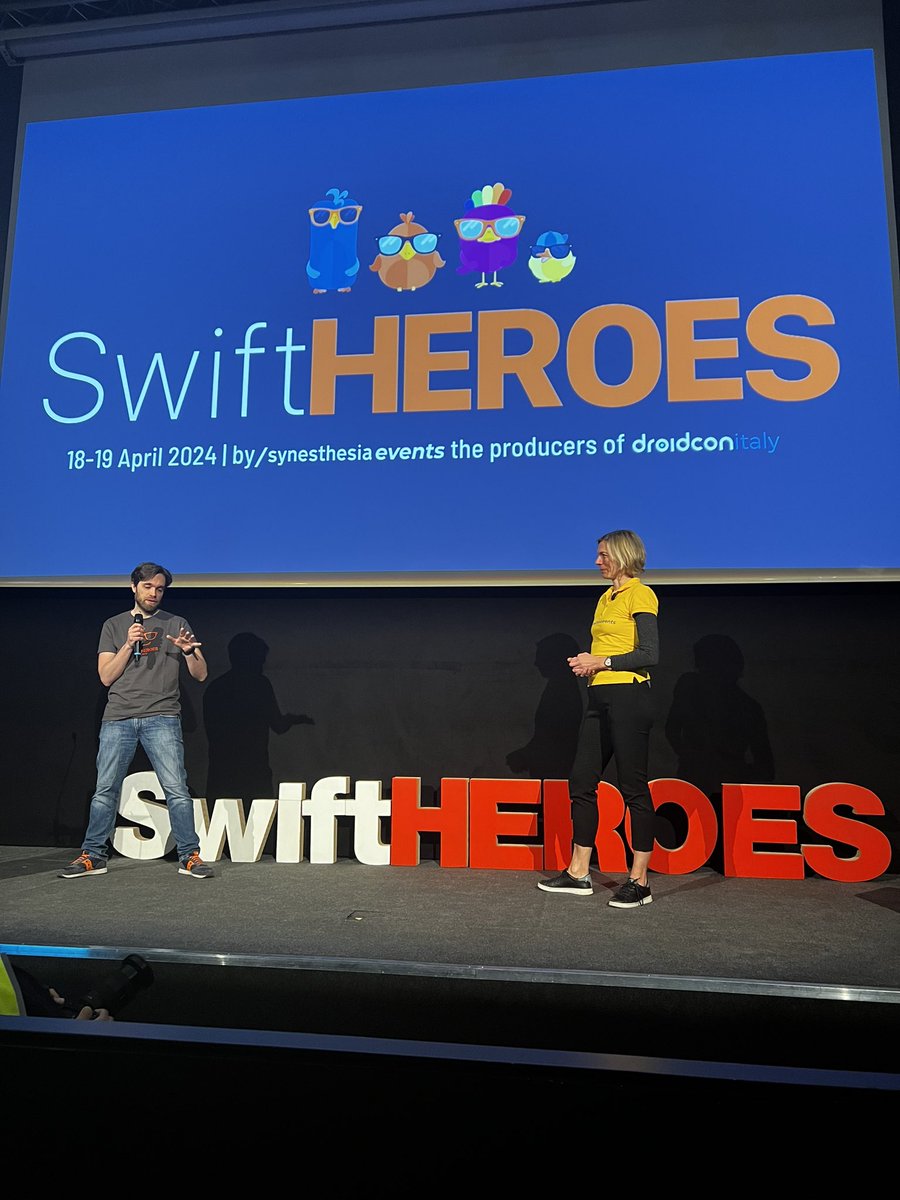 Second day of #SwiftHeroes24
<a href="/swiftheroes_it/">Swift Heroes</a>