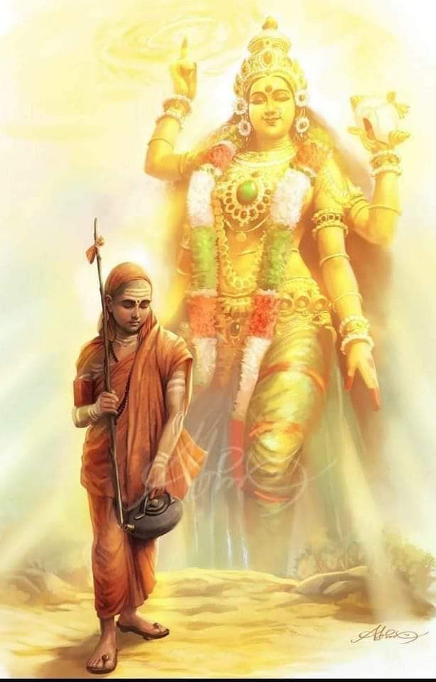 Adi Shankaracharya wished to bring Devi to his home land, Kerala & did tapasya. Pleased by his bhakti, devi agreed to follow Shankara... Story behind Mookambika Temple