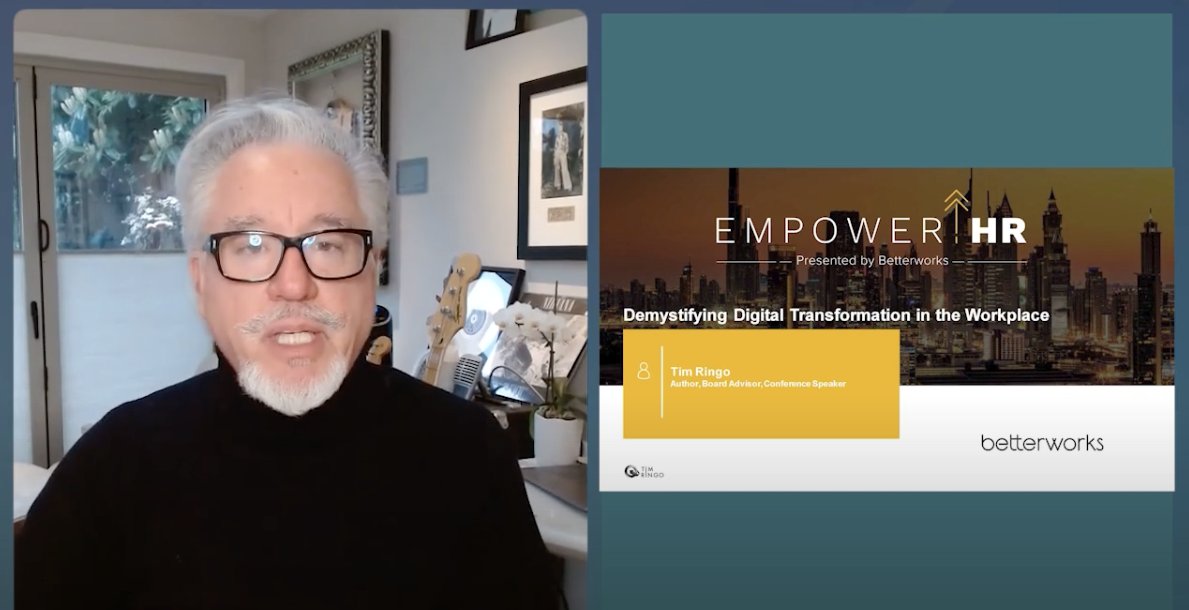 Tim Ringo (@ringouk) on Twitter photo Tim Ringo Keynote Speech for Betterworks - Demystifying AI & Digital Transformation: lnkd.in/eP8_vNhJ
Tim is serving as a keynote speaker at EmpowerHR Europe...
<a href="/TimRingo/">timothy ring</a>: linktr.ee/TimRingo
#hr #tech #ai #productivity #leadership #digitaltransformation Tim Ringo Keynote Speech for Betterworks - Demystifying AI & Digital Transformation: lnkd.in/eP8_vNhJ
Tim is serving as a keynote speaker at EmpowerHR Europe...
<a href="/TimRingo/">timothy ring</a>: linktr.ee/TimRingo
#hr #tech #ai #productivity #leadership #digitaltransformation