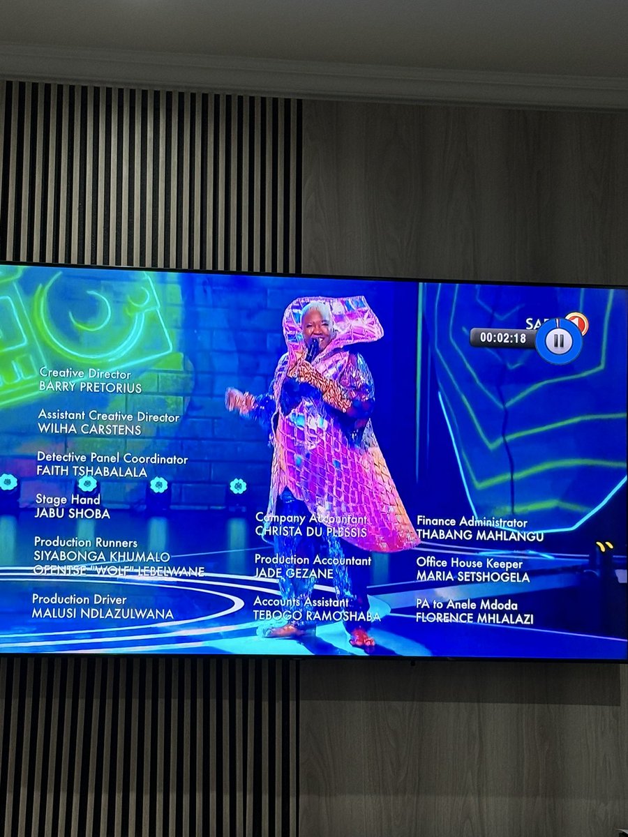 So my PA Lungani had always expressed wanting to become a technical director
On tv since he started being my PA 9 years ago. Two years ago he started studying at Wits whilst still working with me and this year we made the leap for him to go fully into tv production. He does some