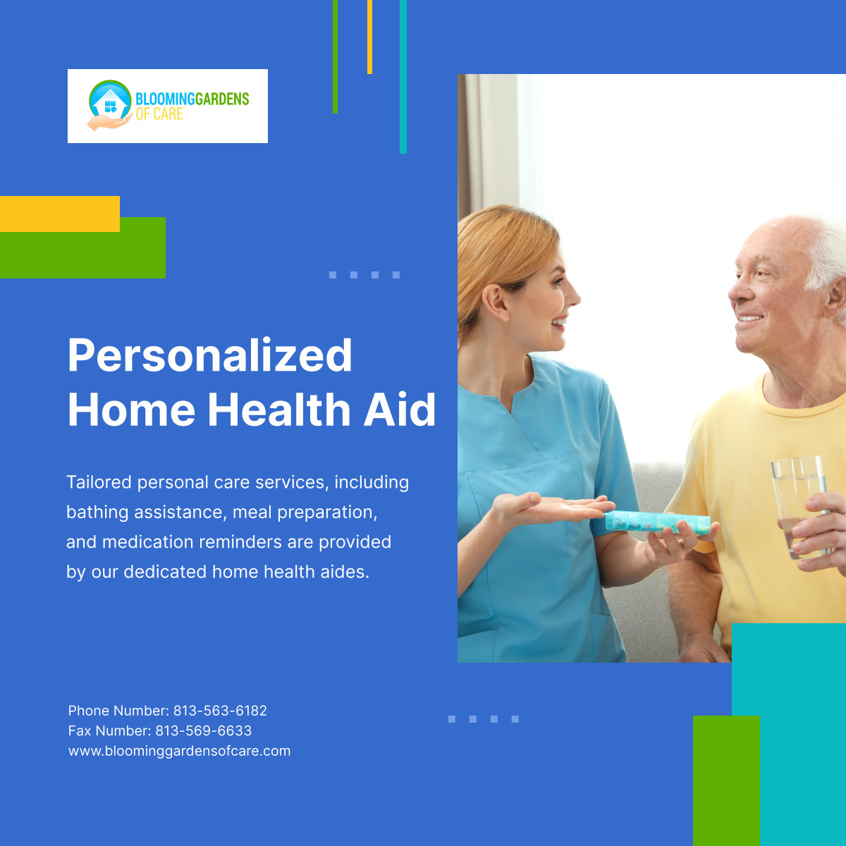 Experience personalized care tailored to your needs by our Home Health Aides. Contact us today for compassionate assistance. 

#TampaFL #HomeHealthcare #PersonalizedCare