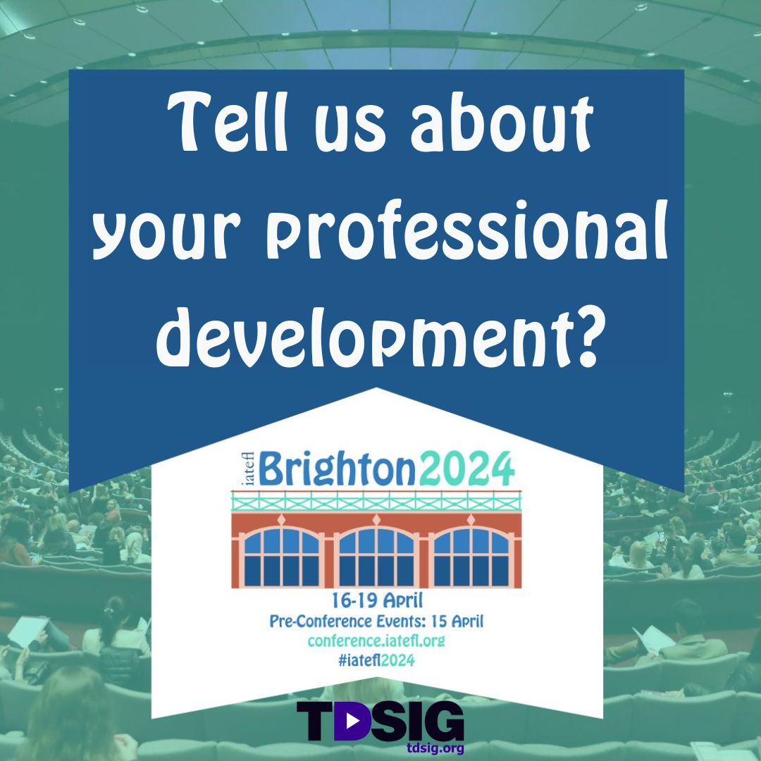 It’s the last day of #IATEFL2024! Tell us about your #ProfessionalDevelopment?

@IATEFL #ELTChat #TeacherDevelopment