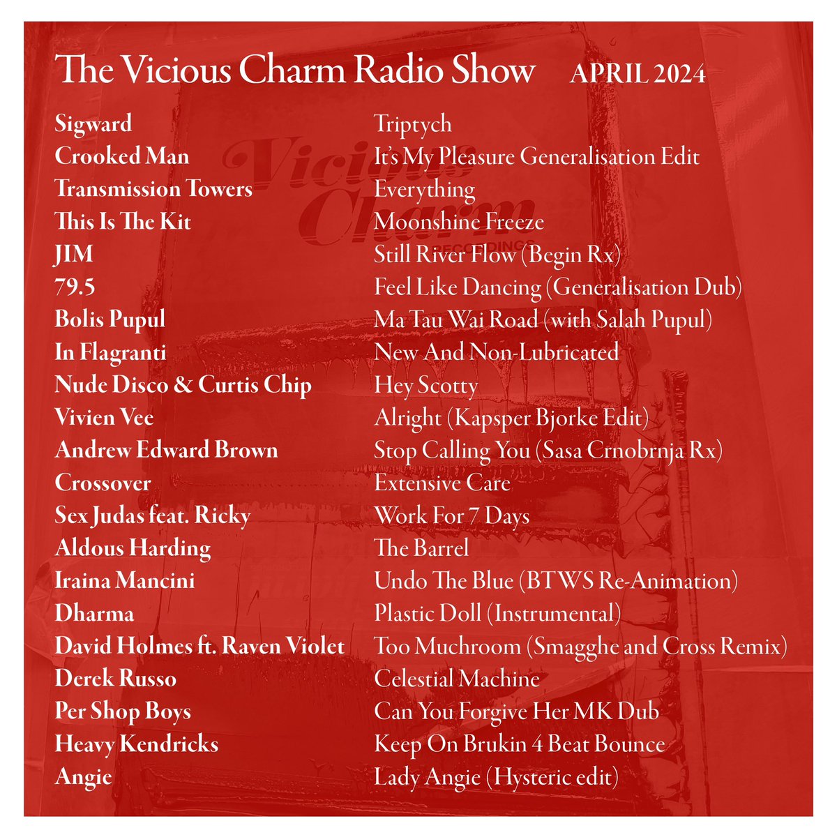 The Vicious Charm Radio Show is up for your listening pleasure… Includes a sneak preview of the new Crooked Man single… ooooh! mixcloud.com/midfieldgenera…
