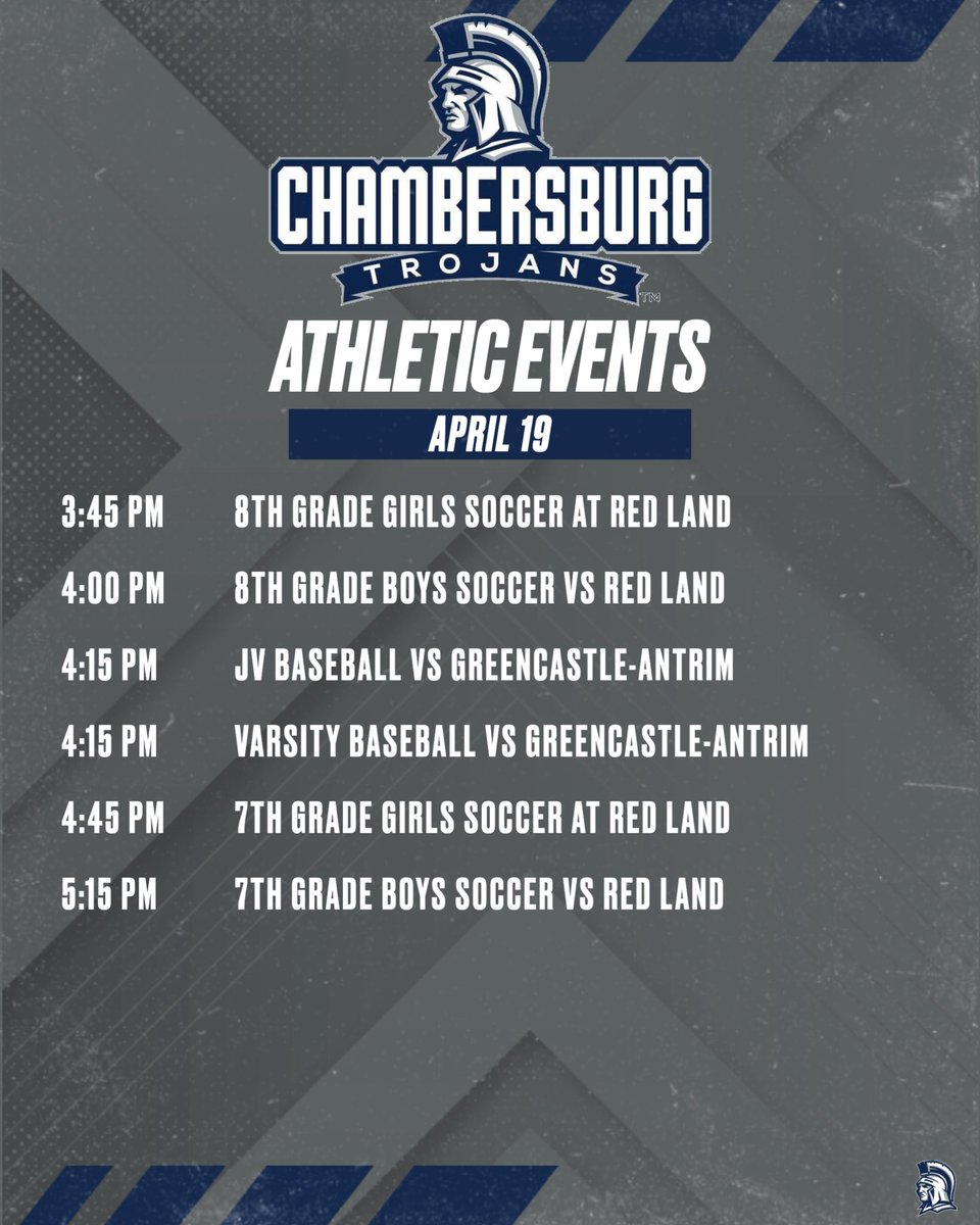 Chambersburg Trojans Athletics (@CASDAthletics) on Twitter photo 2024-04-19 09:44:03