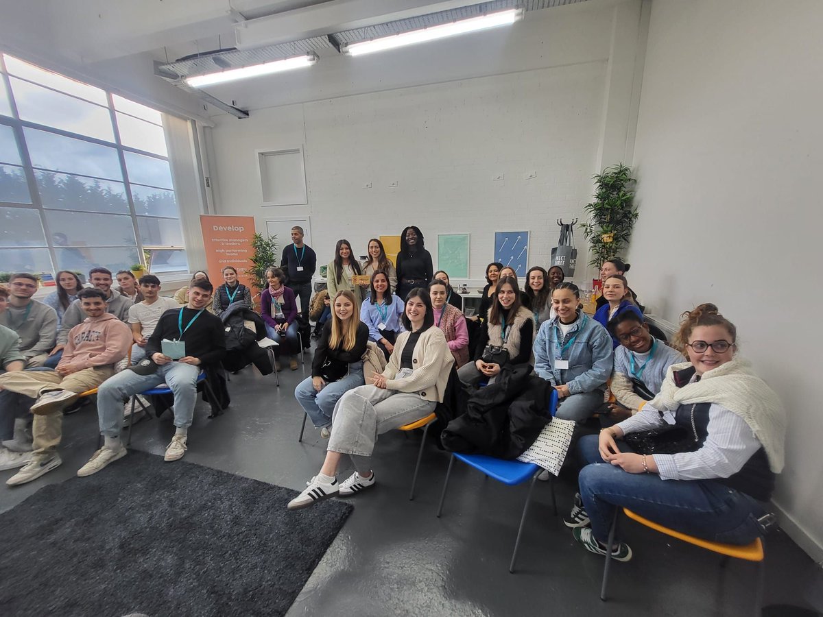 30 Université d'Angers students joined our B Keepers Samantha &amp; Nicola. We took them through the 10 years of Connect Three, our journey as a B Corp &amp; breaking the mould of a traditional consultancy all over a cuppa &amp; teacakes! Thank you to <a href="/UniWestScotland/">UWS</a> for arranging the visit