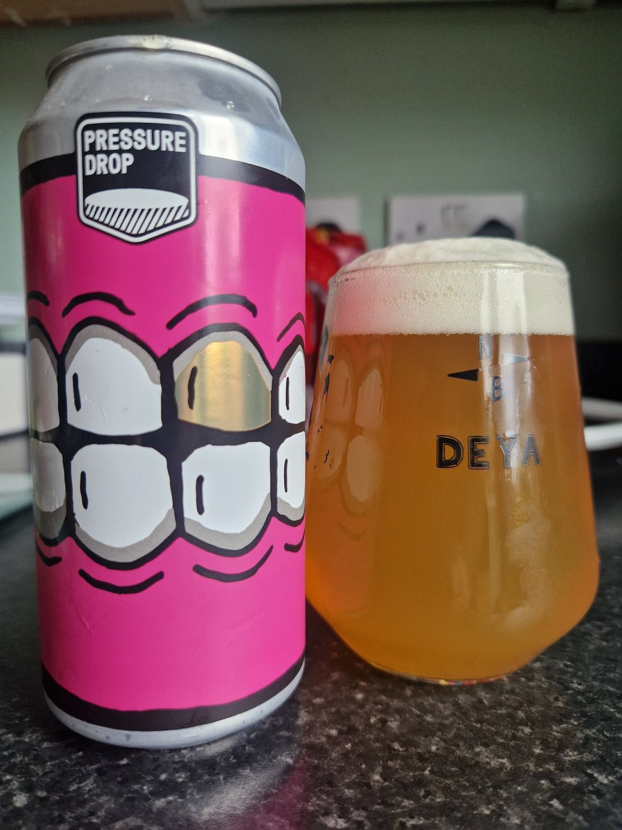 I would love a double version of this great west coast ipa. Hint hint @PressureDropBrw maybe you could put to gold teeth on the can.