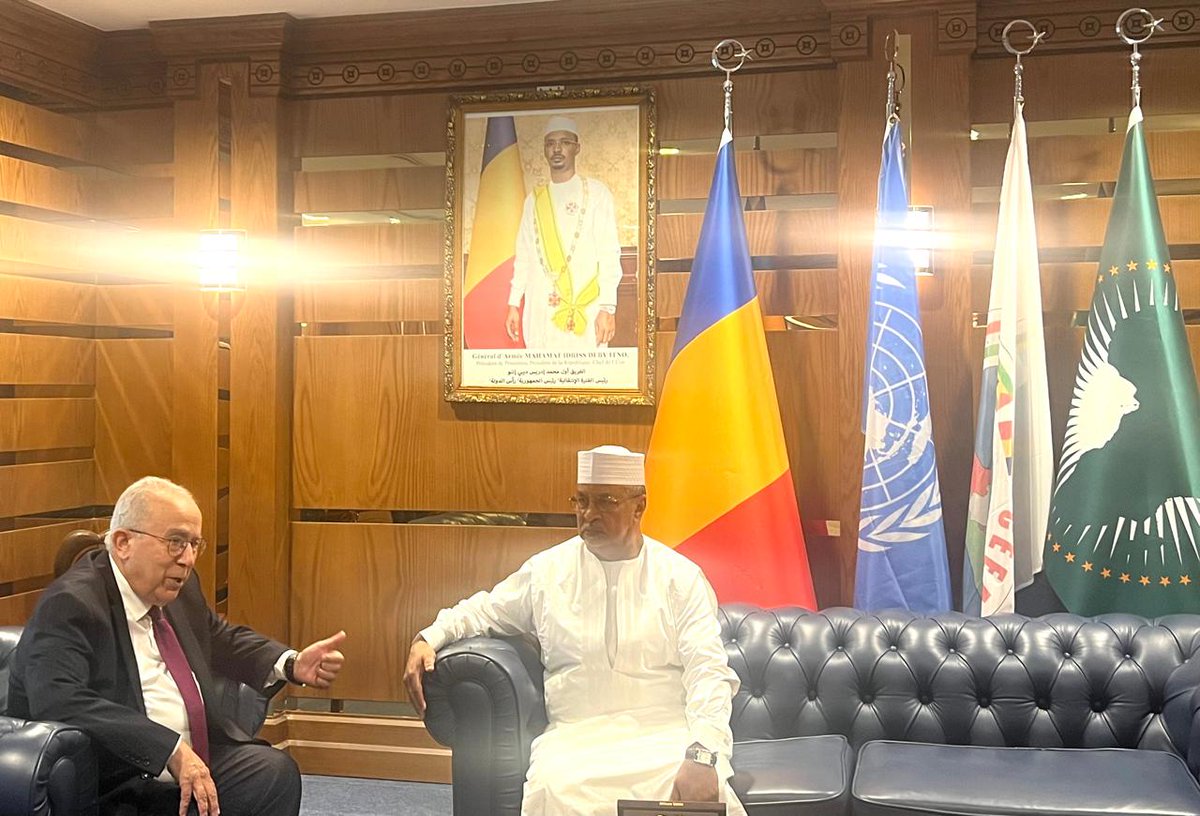 In N’Djamena,I sought the views & advice of the Chadian authorities on peacemaking in Sudan,Chad being a neighbor to Sudan & host to increasing nbr. of refugees.I Agreed W/ Foreign Minister @MSANNADIF to continue our interactions to promote the well-being of Sudan and neighbors