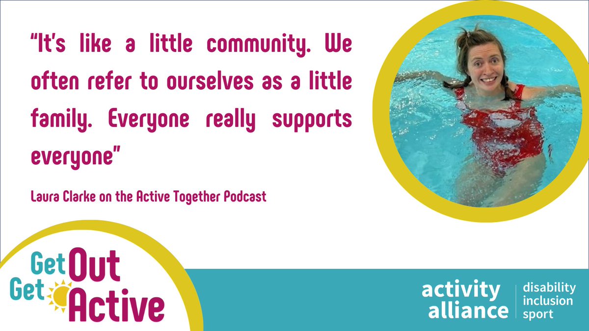 The latest Active Together podcast hears from Laura who couldn't quite find the right opportunity for her to be active. That was until she found WeSwim. Listen wherever you get your podcasts or on the Activity Alliance YouTube channel: youtube.com/watch?v=fLvV0J…