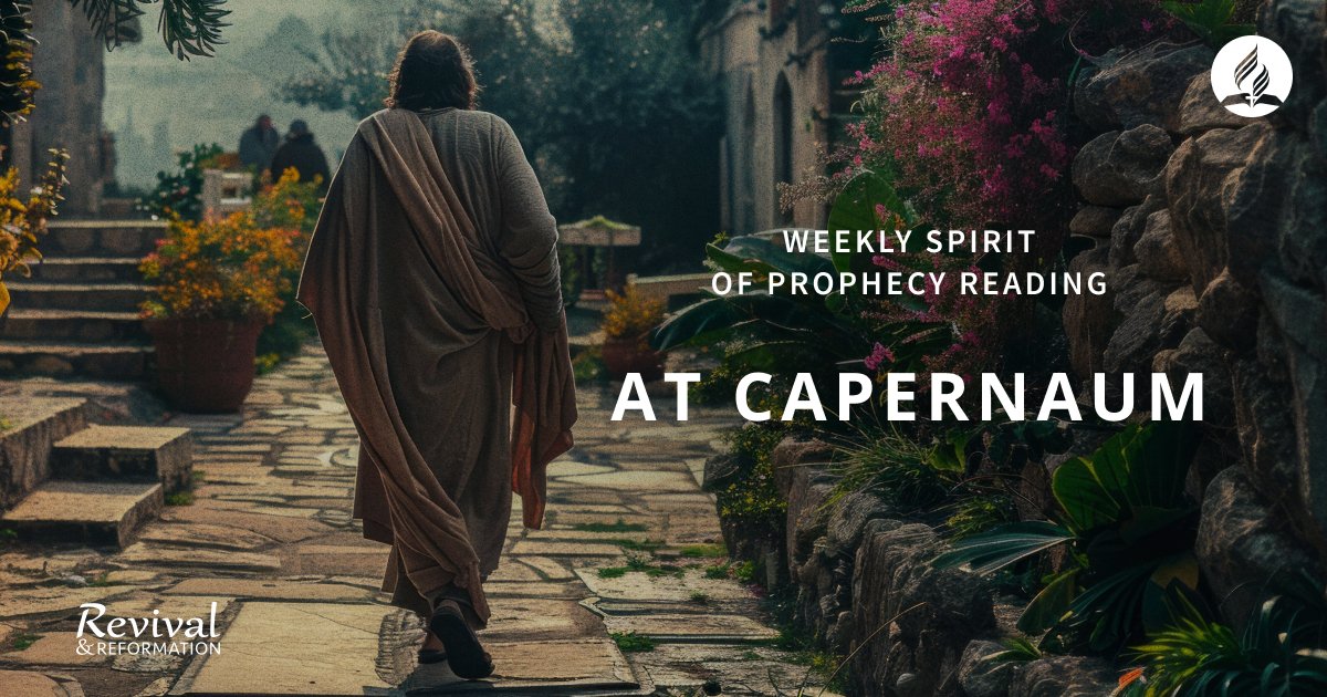 At Capernaum Jesus dwelt in the intervals of His journeys to and fro, and it came to be known as “His own city.” 

Continue Reading 👉 revivalandreformation.org/bhp/en/sop/da/…
