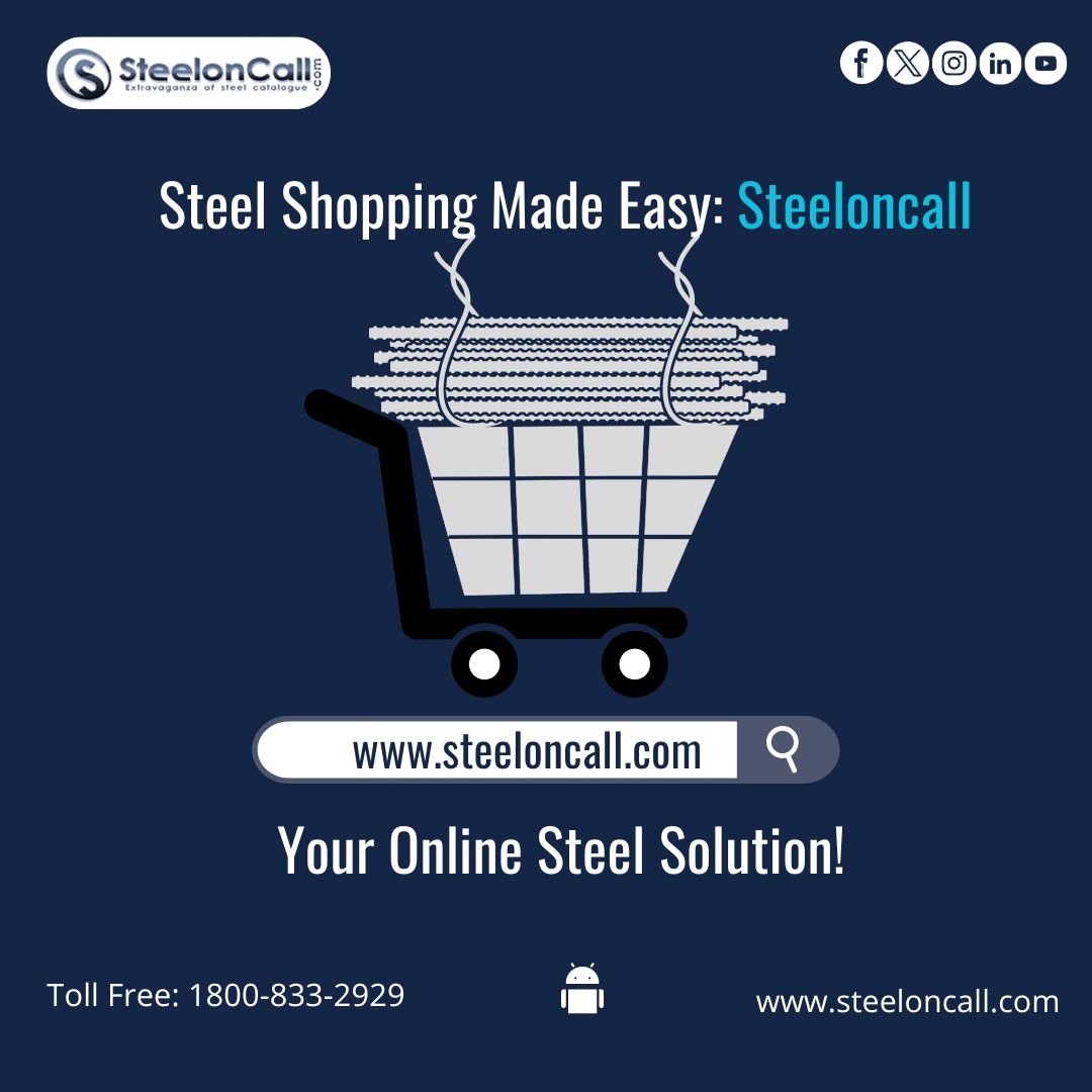 Steel Shopping Made Easy With Steeloncall - Your Online Steel Solution! For More Information Please Visit Steeloncall.com Or Call Us At 1800-833-2929

#tmtbars #qualitysteel #construction #homeconstruction #steelatbestprice #buysteel #steelbrands #tmtbars