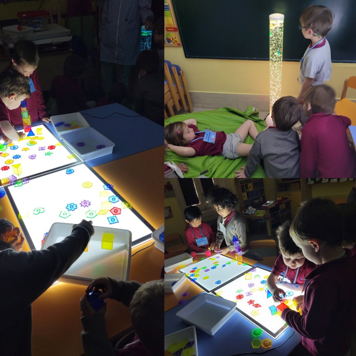 Els nens i les nenes d’Infantil 3-4-5 hem descobert un nou ambient de llums i ombres, colors i noves sensacions💡

#colegiosil #infantilsil #educacióinfantil #educacióninfantil
#educacióinfantil