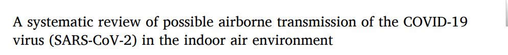 103 well they were brave thinking this study would evidence droplet deposition... sciencedirect.com/science/articl… 'Based on the findings, there is a great possibility of airborne transmission of SARS-CoV-2 in indoor air environments.' 3 to go