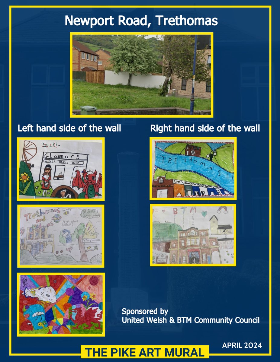 Well done to the winners of the @UnitedWelsh mural competition! We can't wait to see their winning entries incorporated into the mural outside the Ty Yn Y Pwll 🤩#BTMarea @FceGyg