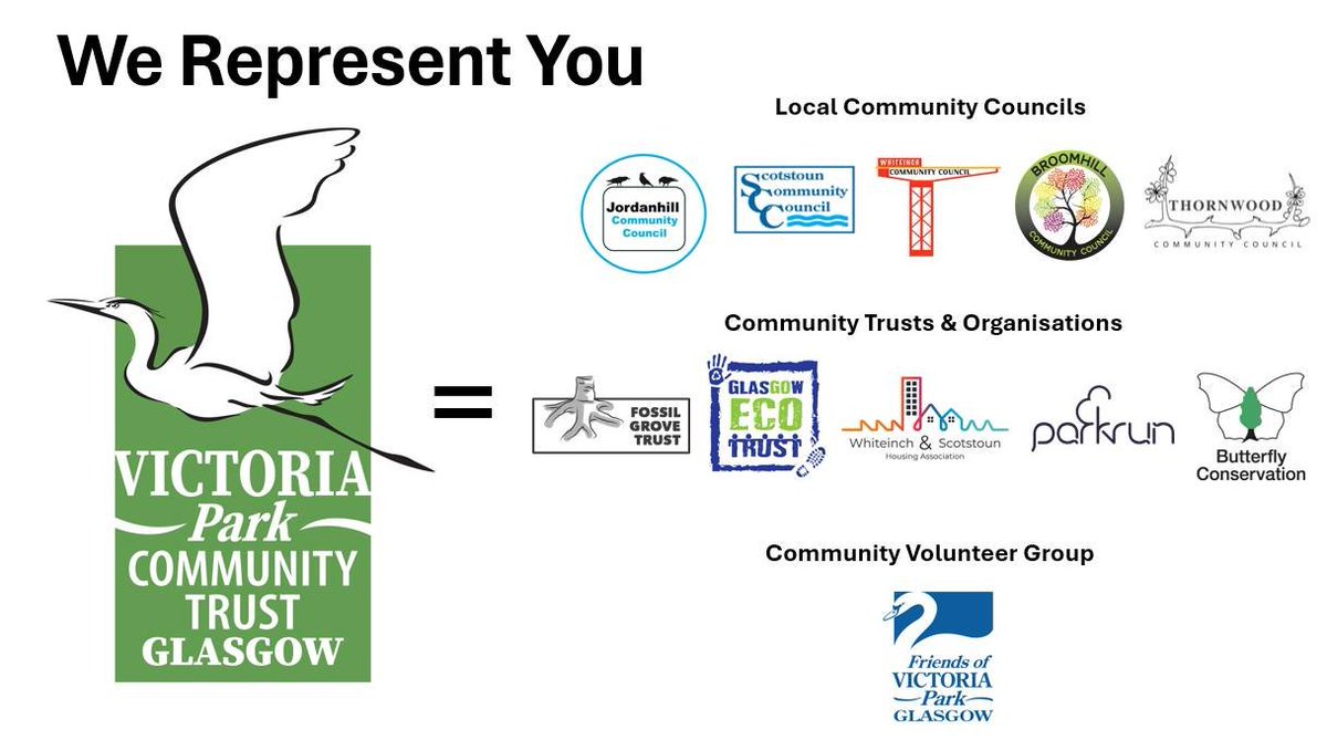 We are a registered charity made up entirely of volunteer representatives from local groups who have a keen interest in Victoria Park. We are overseen by delegates from community councils, local organisations & trusts and Friends of VP. @LanaRMc @FeargalDalton @EunisJassemi