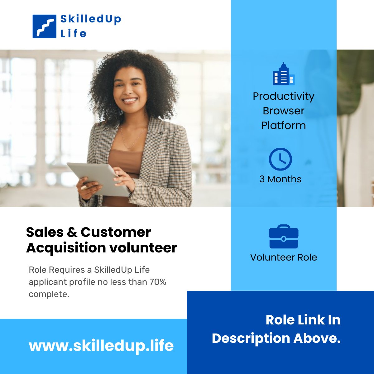 Dive into the world of sales and customer acquisition with Coach Tribe! Join us as a volunteer and make an impact. Click on the link below to learn more about this opportunity skilledup.life/opportunity/co…
#Sales
#CustomerAcquisition
#VolunteerOpportunity
#SkilledUpLife
#CoachTribe