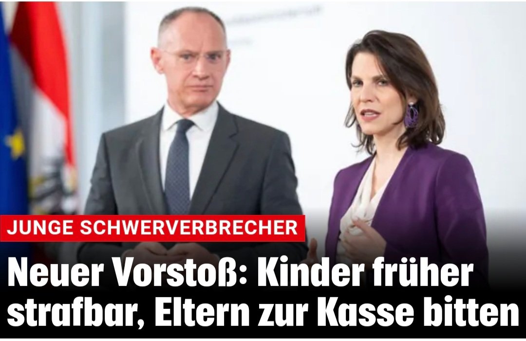 Da macht die Grüne Zadic nicht mit...die macht Gesetze mit zahnlose Autoabnahmen, Enthaftung von Klimaterroristen, usw.