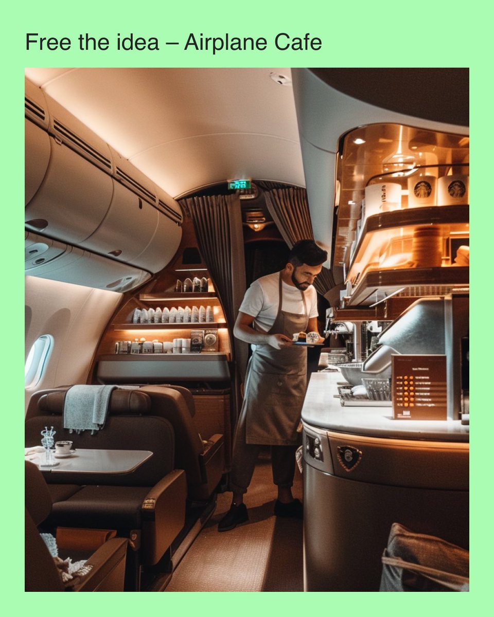 super____vision's tweet photo. We had this idea over a coffee break the other day. Let’s see if it takes off! @Starbucks @CostaCoffee ? @qatarairways @Delta @TurkishAirlines ? https://t.co/0QPM1ayYC5