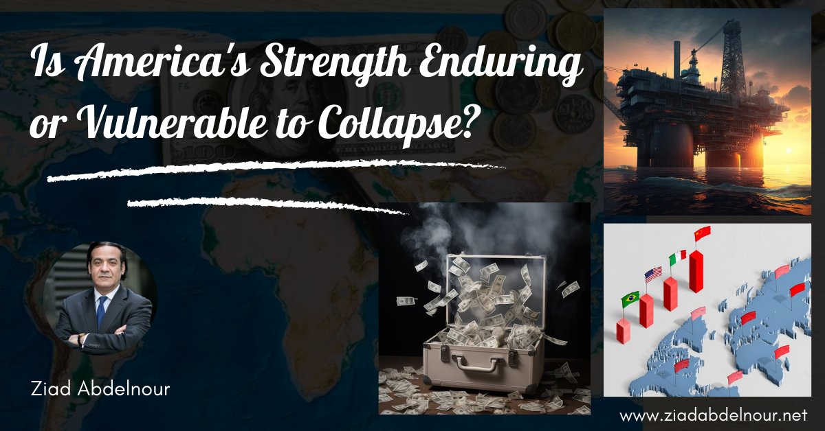 Is America's Strength Enduring or Vulnerable to Collapse?

bit.ly/3JqeAwN

#Ziad #Ziadabdelnour #Ziadabdelnourblogs #Entrepreneurship #USManufacturing #ImportDependence #DollarWeaponization #ForeignReserves #BRICSExpansion #Petrodollar #CurrencyDecline #TrumpIndictments