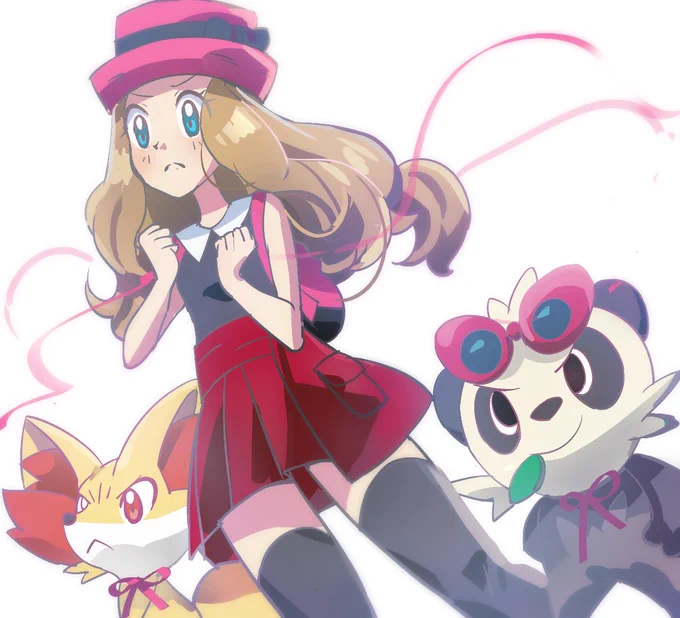 「フォッコ、ヤンチャム 準備はできた? いくわよ!」 アニポケXY セレナ #anipoke #アニポケ