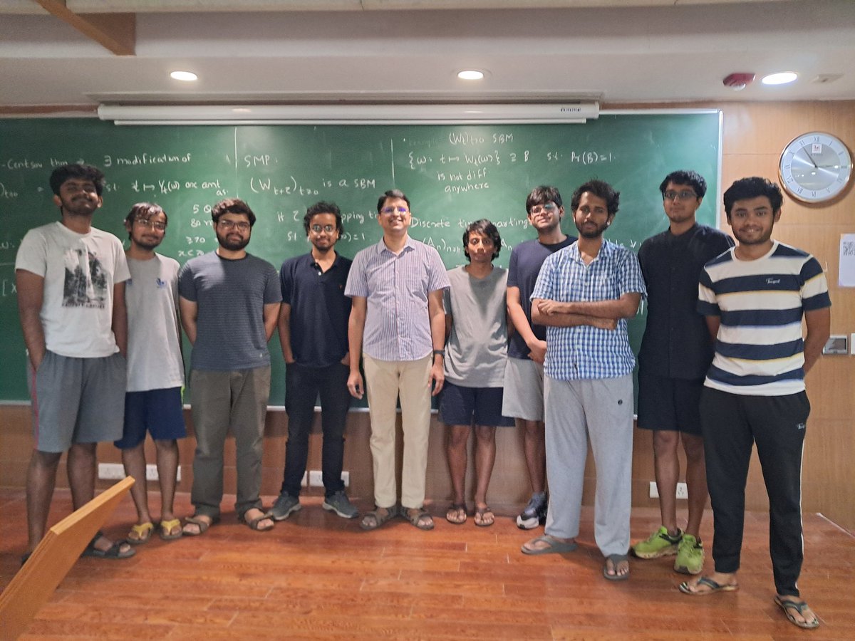 bhagwatchandra's tweet photo. The Stochastic process with this enthusiatic bunch is "stopped" at 3 pm today! If you get it, then you get it! https://t.co/VaLZov0PYh