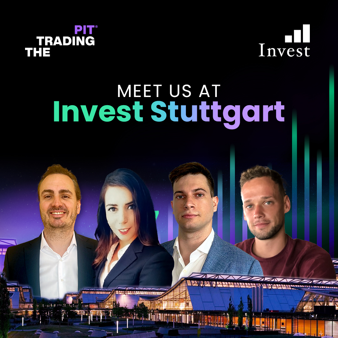 Join us at #InvestStuttgart2024! Meet the #TheTradingPit team: Christoph Radecker, Jan-Philip Oevermann, Styliana Kolokasi & Praxitelis Elia.
Email for meetings 📩 support@thetradingpit.com
Don't miss our prop trading talk on the main stage! 📈 Booth 4C78, next to the action.