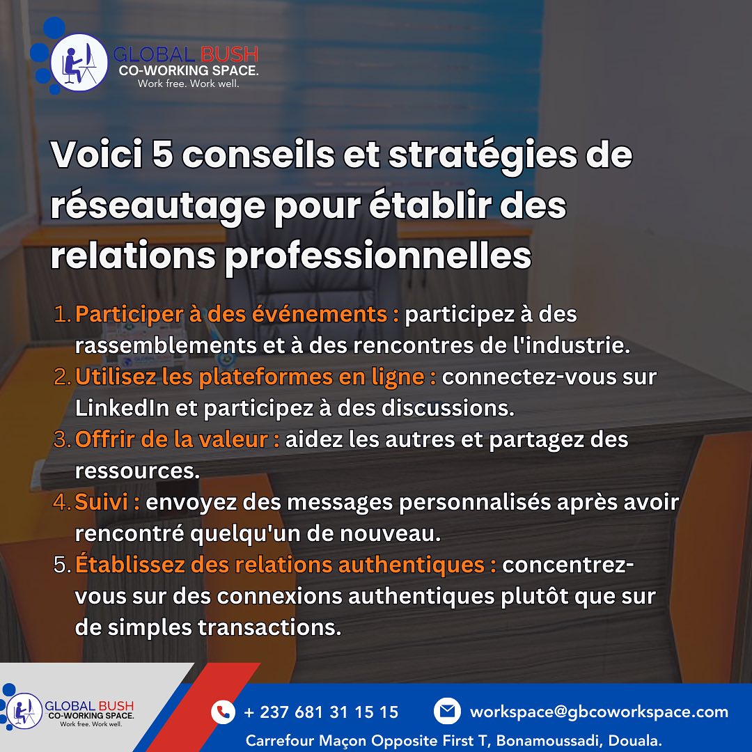 gbcoworkspace's tweet photo. Construisons des ponts, bâtissons l'avenir. Connectons-nous pour créer ensemble ! 💼✨ 
:
Building bridges, forging futures. Let's connect and create together! 💼✨
 #NetworkingMagic #CollaborationNation#MagieDuRéseau #coworking #lieudetravail #developpementpersonnel https://t.co/TaTa39Df9d