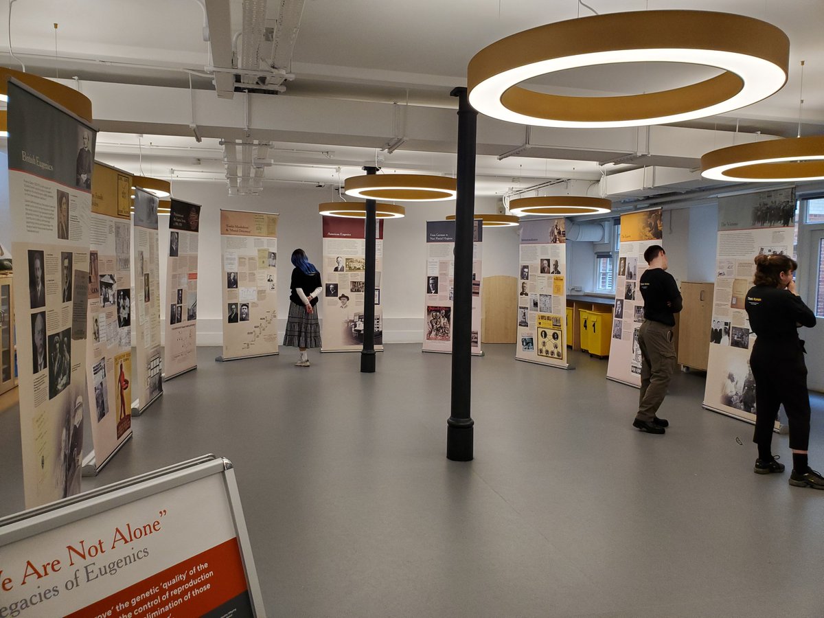 mariusturda's tweet photo. The exhibition on the #legacies of #eugenics is now on display at @MuseumofOxford. Thank you to the wonderful team @ThinkHumanFest! Looking forward to tomorrow's discussion of #anti-Roma #racism. https://t.co/9HSb3oK8uW