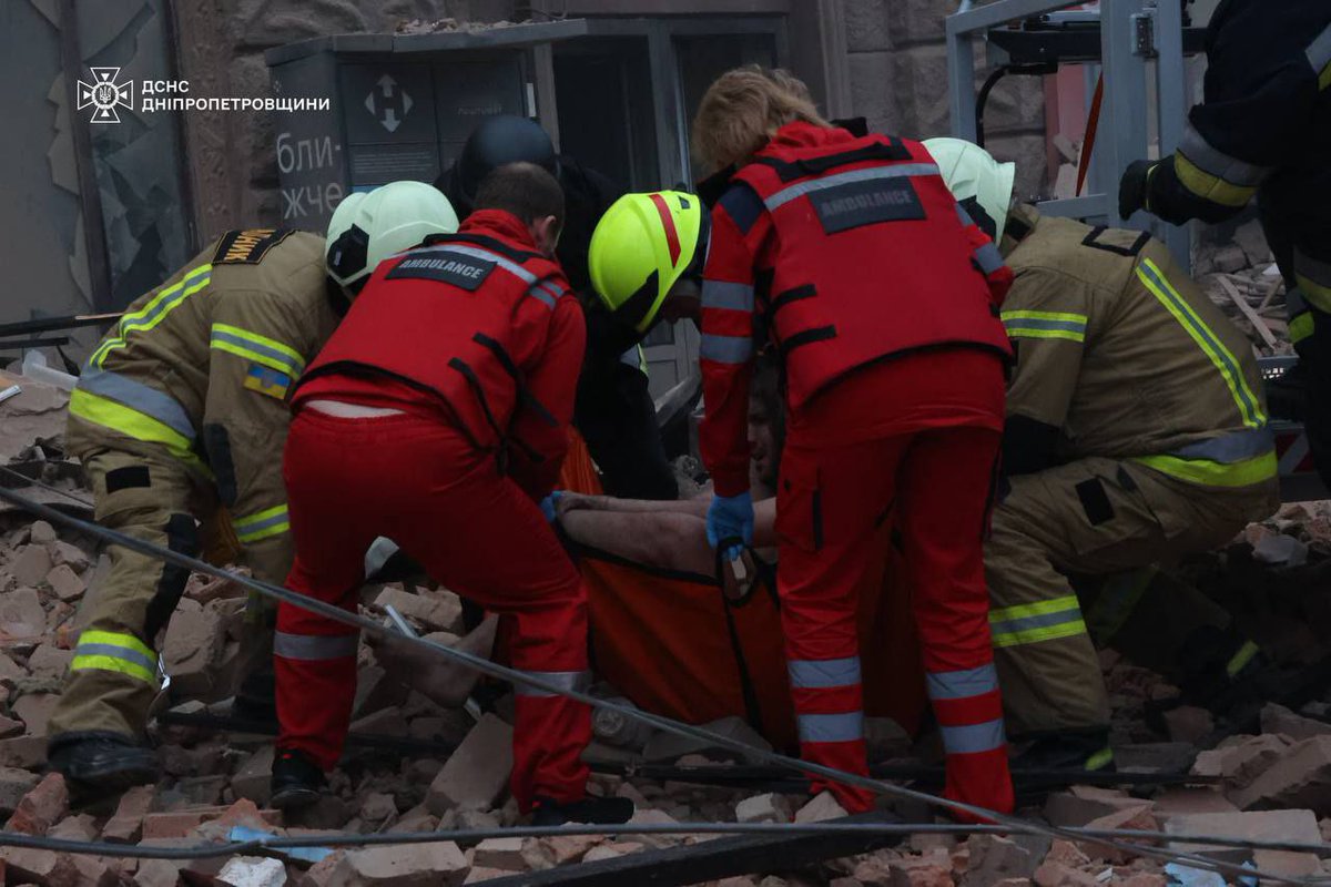 A horrific Russian air strike on the Dnipropetrovsk region this morning. Two children are among those killed. A 14-year-old girl and a 8-year-old boy. Another 6-year-old boy was saved in the hospital. The brutality of Russian terror against ordinary people, including innocent