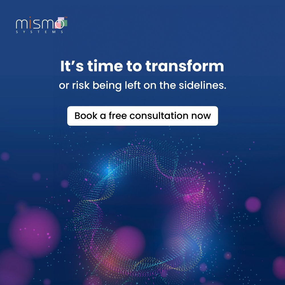 Stay ahead in today's digital landscape! Get a complimentary assessment from Mismo Systems and revolutionize your business with seamless digital transformation. Don't wait, embrace the future now. 

#DigitalTransformation #BusinessInnovation #NeedoftheHour #B2B #B2C