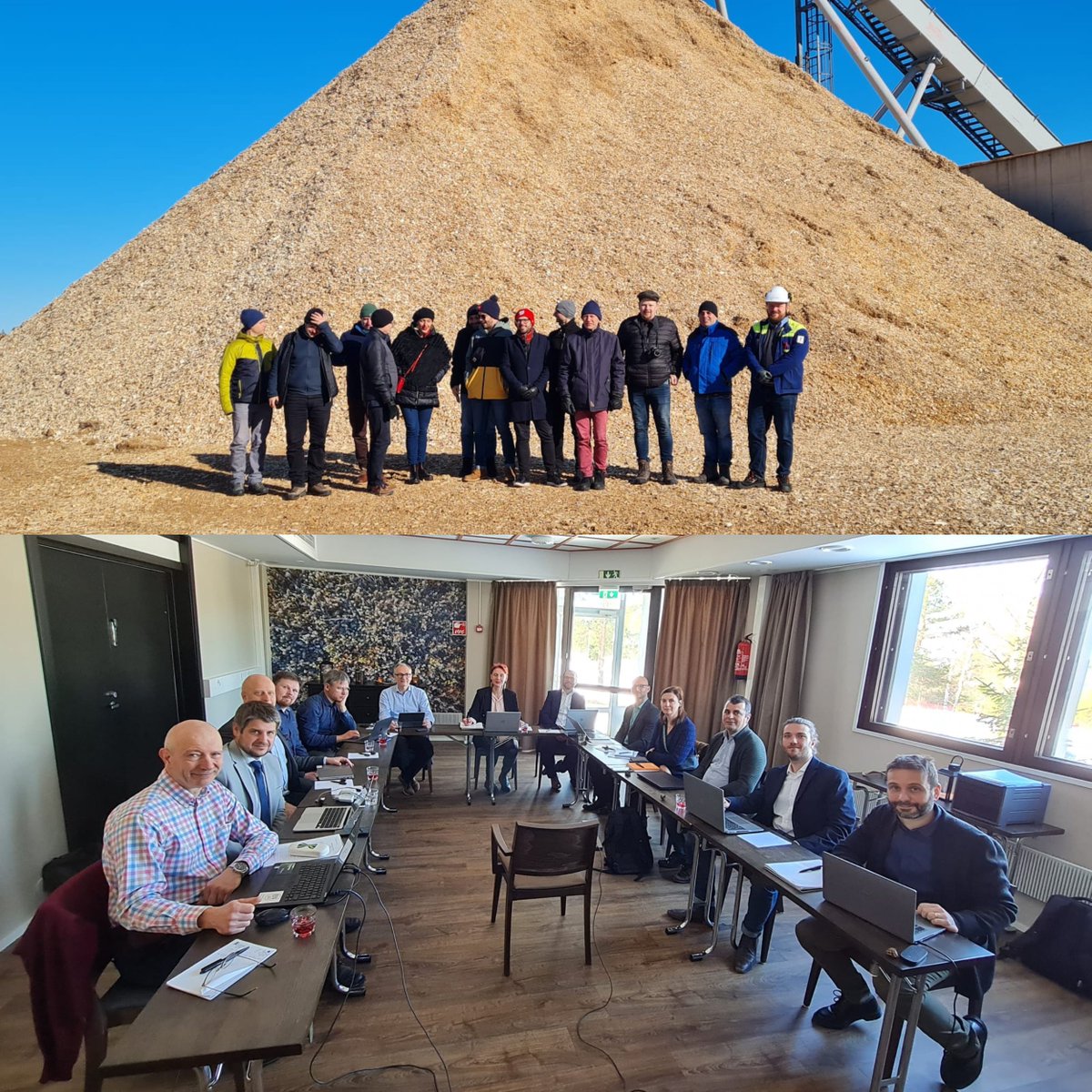 🇫🇮 Today the @bioenergyEU Board visited @NeveOy Suosiola Combined #heat and Power Plant in @VisitRovaniemi , #finland. ♻️ Another great example of #circulareconomy