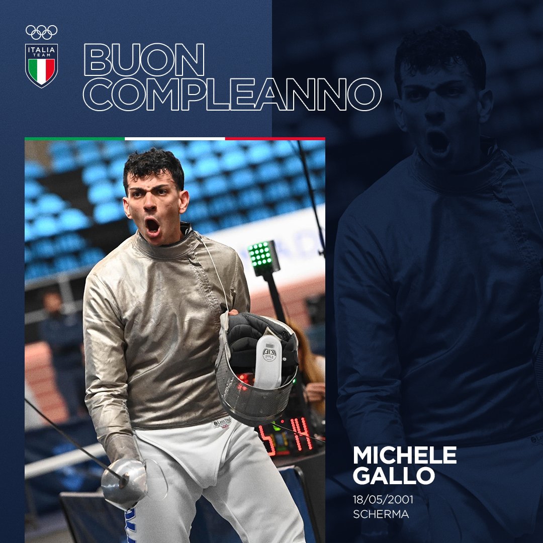 Nella sciabola si è aggiudicato il bronzo e l'argento a squadre rispettivamente ai Mondiali del Cairo 2022 e ai Giochi Europei di Cracovia 2023! 🤺

Buon compleanno a Michele Gallo!! 🎂

#ItaliaTeam #HappyBday @Federscherma #fencing