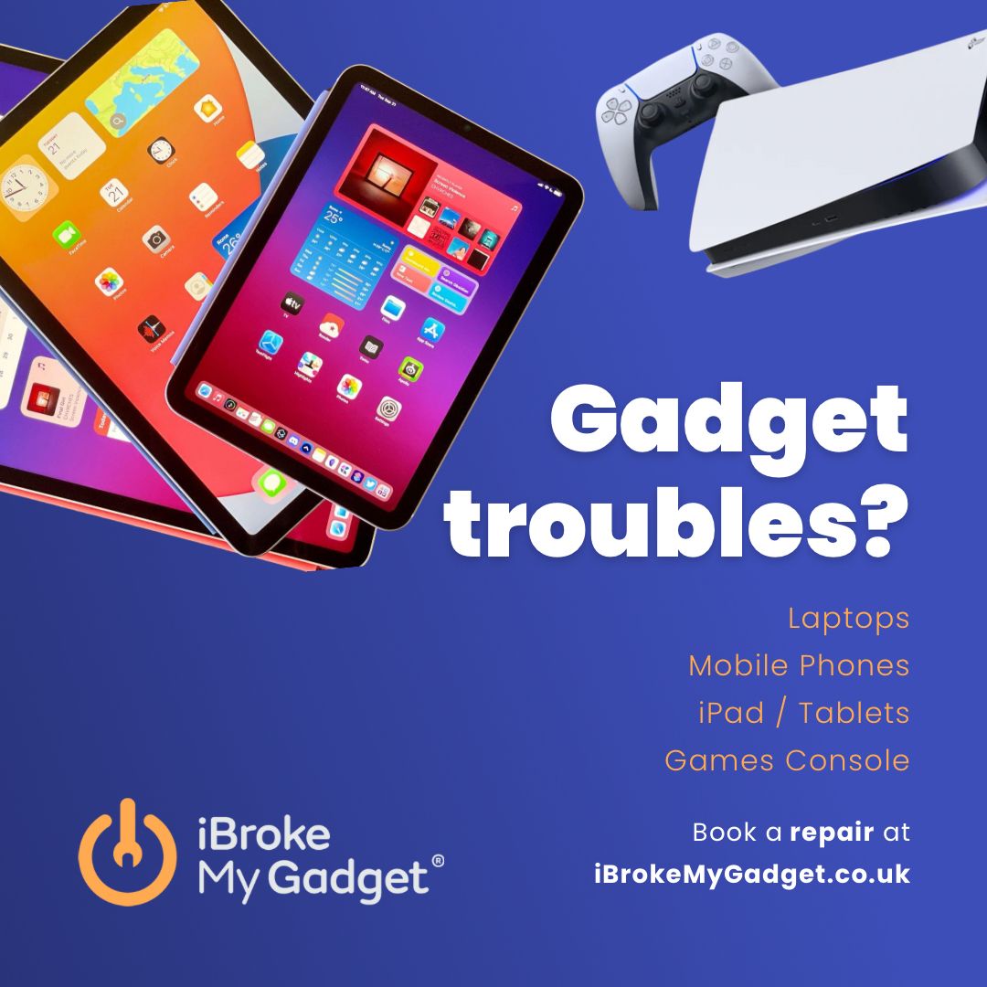 📲From smartphones to games consoles, we’ve got all your repair needs covered! 🛠 Visit our website for more information about our services: iBrokeMyGadget.co.uk #Basingstoke #Camberley #gadgetrepair #phonerepair #tabletrepair #laptoprepair #gamesconsolerepair