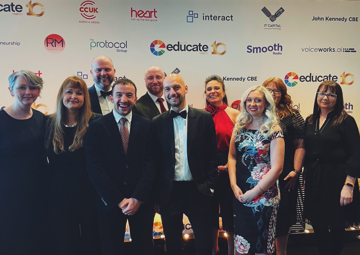 We’re celebrating attending a brilliant evening at the 10th Educate North awards! Being chosen as a finalist for the Student Experience Award – HE/FE Sector was great recognition and highlights the brilliant work and support we offer to our students. #EducateNorth