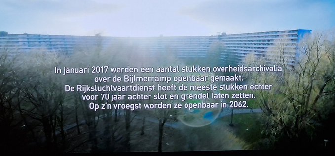 Advies ACOI: Maak geheim archief over Bijlmervliegramp toch snel grotendeels openbaar parool.nl/amsterdam/advi… 
“Licht is het beste medicijn tegen donkere achterkamertjes”

Dat lijkt me niet meer dan terecht! #Amsterdam #Bijlmer twitter.com/Matthijs85/sta…