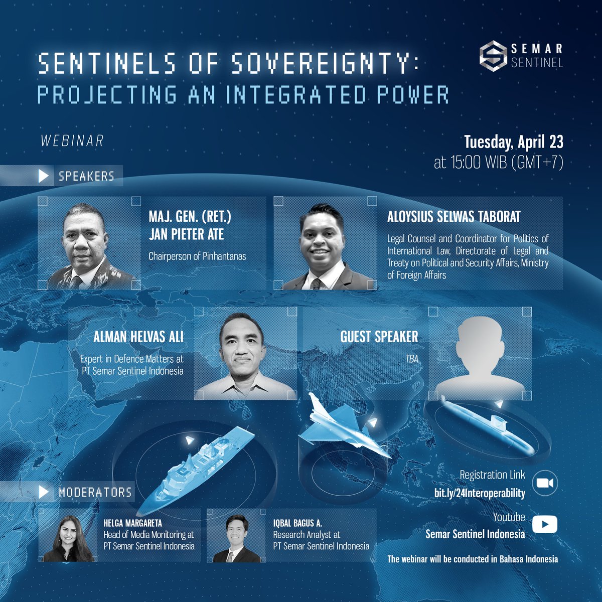 🚨SEMAR SENTINEL WEBINAR🚨 As the country grapples with geopolitical uncertainties and aspires to assert itself as a major regional security player, it is increasingly important for Indonesia to have robust power projection capabilities.