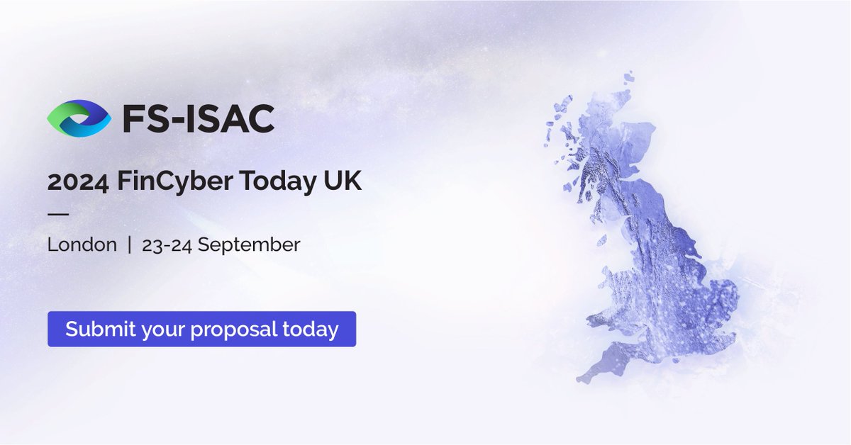 Join us at FinCyber Today UK in London this September. We are currently accepting proposals for presentations! The theme is Community | Engagement | Resilience. The call for presentations is open to both Members & Sponsors - submit today: bit.ly/3xJlYRy