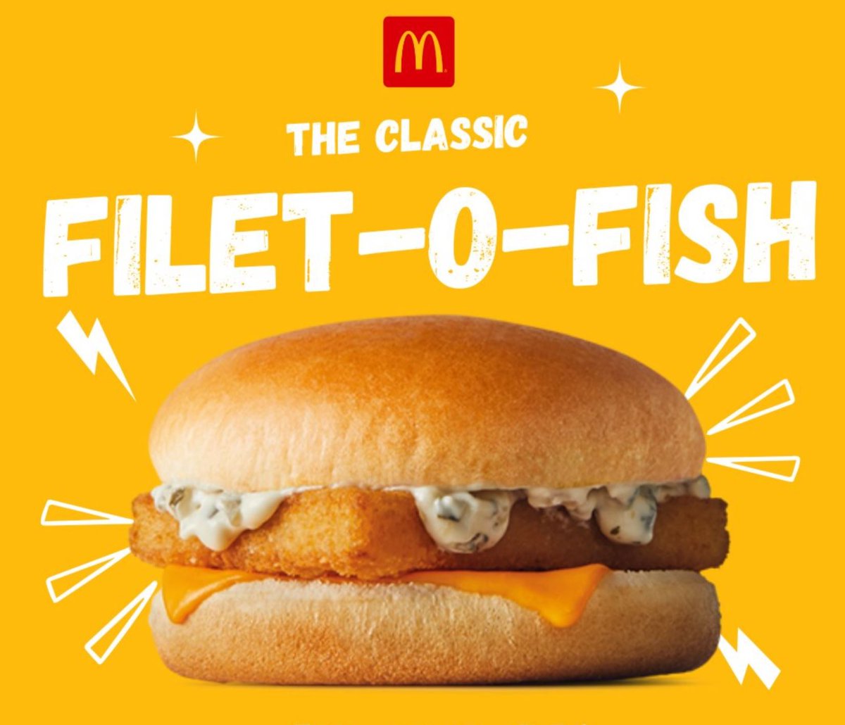 🎣🍔 It's Filet-O-Fish Friday at McDonald's! Swing by and satisfy your Friday cravings with a taste that's sure to hook you! 🐟😋 #FiletOFishFriday #FishyFriday #WeekendVibes #Prestonl 🍟🎉